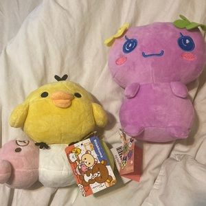 Two plushies
